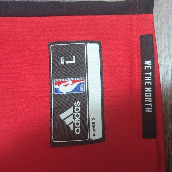Adidas DeMar DeRozan Red Toronto Raptors #10 Jersey Size Large - Picture 4 of 9
